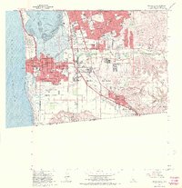 Imperial Beach 1967 topographic map thumbnail