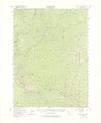Ironside Mtn. 1951 topographic map thumbnail