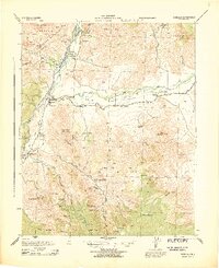 Isabella 1943 topographic map thumbnail