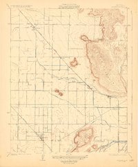 Ivanhoe 1926 topographic map thumbnail