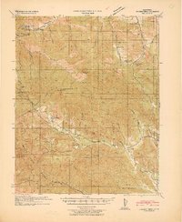 Junipero Serra 1941 topographic map thumbnail