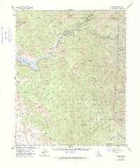 Kaweah 1957 topographic map thumbnail
