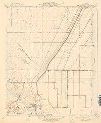 Kettleman City 1937 topographic map thumbnail