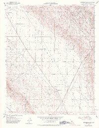 Kettleman Plain 1953 topographic map thumbnail