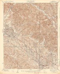 La Crescenta 1939 topographic map thumbnail