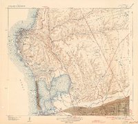La Jolla 1943 topographic map thumbnail