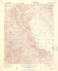La Panza 1952 topographic map thumbnail