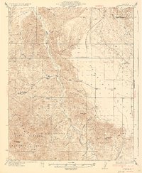 La Panza 1936 topographic map thumbnail