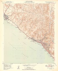 Laguna Beach 1949 topographic map thumbnail