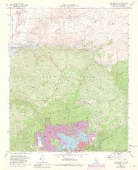 Lake Arrowhead 1971 topographic map thumbnail