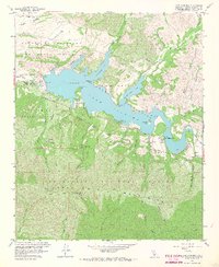 Lake Cachuma 1959 topographic map thumbnail