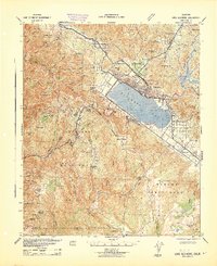Lake Elsinore 1942 topographic map thumbnail
