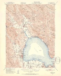 Lakeport 1951 topographic map thumbnail
