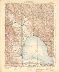 Lakeport 1938 topographic map thumbnail