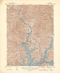 Lamoine 1946 topographic map thumbnail