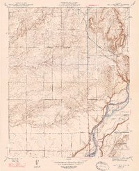 Lanes Bridge 1947 topographic map thumbnail