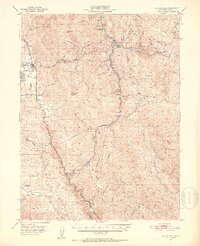 Laytonville 1951 topographic map thumbnail