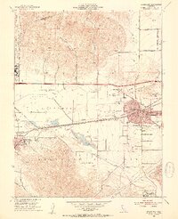 Livermore 1953 topographic map thumbnail