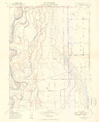 Llano Seco 1950 topographic map thumbnail