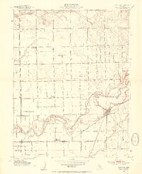 Lockeford 1953 topographic map thumbnail