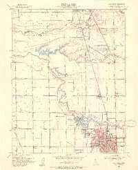 Lodi North 1953 topographic map thumbnail