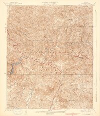 Little Tujunga 1939 topographic map thumbnail