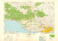 Los Angeles 1959 topographic map thumbnail