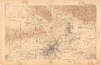Los Angeles 1894 topographic map thumbnail