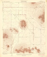 Lovejoy Springs 1933 topographic map thumbnail