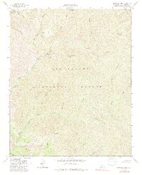 Manzanita Mtn. 1964 topographic map thumbnail
