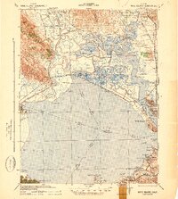 Mare Island 1942 topographic map thumbnail