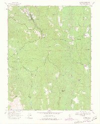 Mariposa 1947 topographic map thumbnail