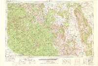 Mariposa 1957 topographic map thumbnail