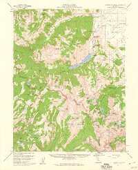 Matterhorn Peak 1956 topographic map preview
