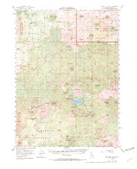 Medicine Lake 1952 topographic map thumbnail