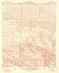 Mescal Creek 1940 topographic map thumbnail