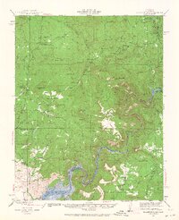 Millerton Lake 1942 topographic map thumbnail