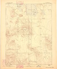 Modoc Lava-Bed 1892 topographic map thumbnail