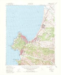 Monterey 1947 topographic map thumbnail