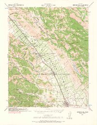 Morgan Hill 1939 topographic map thumbnail