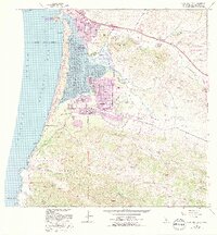 Morro Bay South 1965 topographic map thumbnail