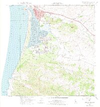Morro Bay South 1965 topographic map thumbnail