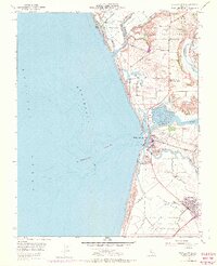 Moss Landing 1954 topographic map thumbnail