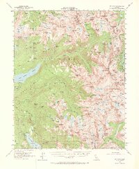 Mt. Abbot 1953 topographic map thumbnail