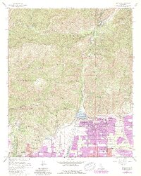 Mt. Baldy 1967 topographic map thumbnail