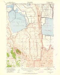 Mt. Dome 1950 topographic map thumbnail