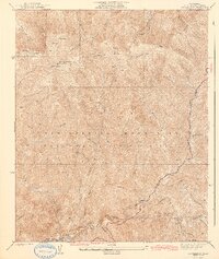 Mt. Gleason 1942 topographic map thumbnail