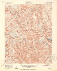 Mt. Goddard 1952 topographic map thumbnail
