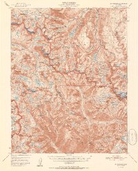 Mt. Goddard 1951 topographic map thumbnail