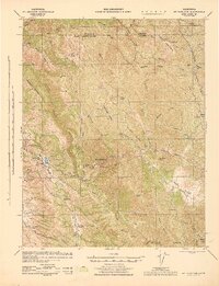 Mt. Hamilton 1943 topographic map thumbnail